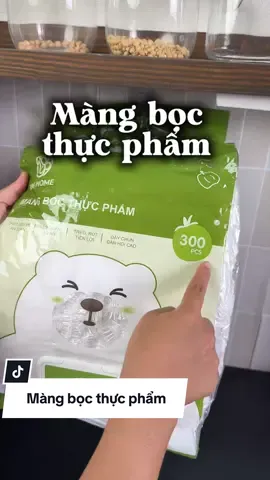Màng bọc thực phẩm 300 chiếc xài đúng êm #mangbocthucpham 