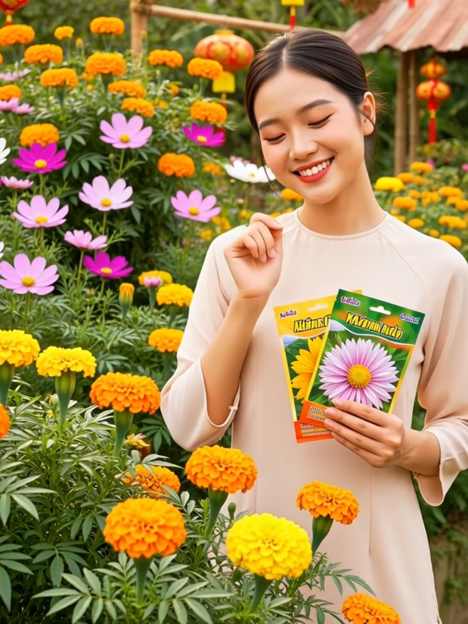Deal 1K - Hạt giống các loại. nảy mầm cao trên 90% #hoatet #hoadep #tronghoa  #hatgiong  #xuhuong 