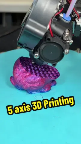 You didn’t believe in your eyes before but now we have the proof. This printer achieved 5 axis non planer 3D printing!  It is the reality. Check it out and see the print phases at the end of the video.  #3dprinting #3dprintingcommunity #3dprinter #filament #5axis  Spotted at @Open Sauce 
