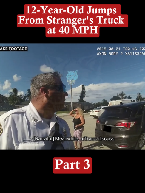 12-Year-Old Jumps From Stranger's Truck at 40 MPH - Part 3 #cops #bodycamcops #bodycam #police #copsoftiktok #crime