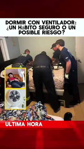 Dormir con ventilador: un tema que genera opiniones. #news#fyp#usa🇺🇸#warning#fan