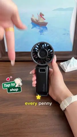 Portable handheld cooling fan 🙌 bringing this EVERYWHERE this summer! #portablefan #legoland #travelhacks #summermusthaves#Tiktokshopsummersale