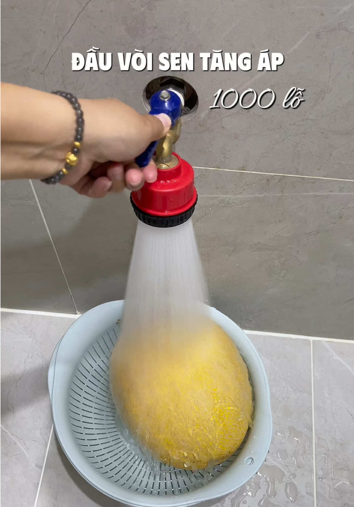 Đầu vòi sen tăng áp 1000 lỗ, rửa đồ nhanh hơn hẳn #dauvoitangap #dauvoisen #dauvoisen1000lo #viral #lanleereview 