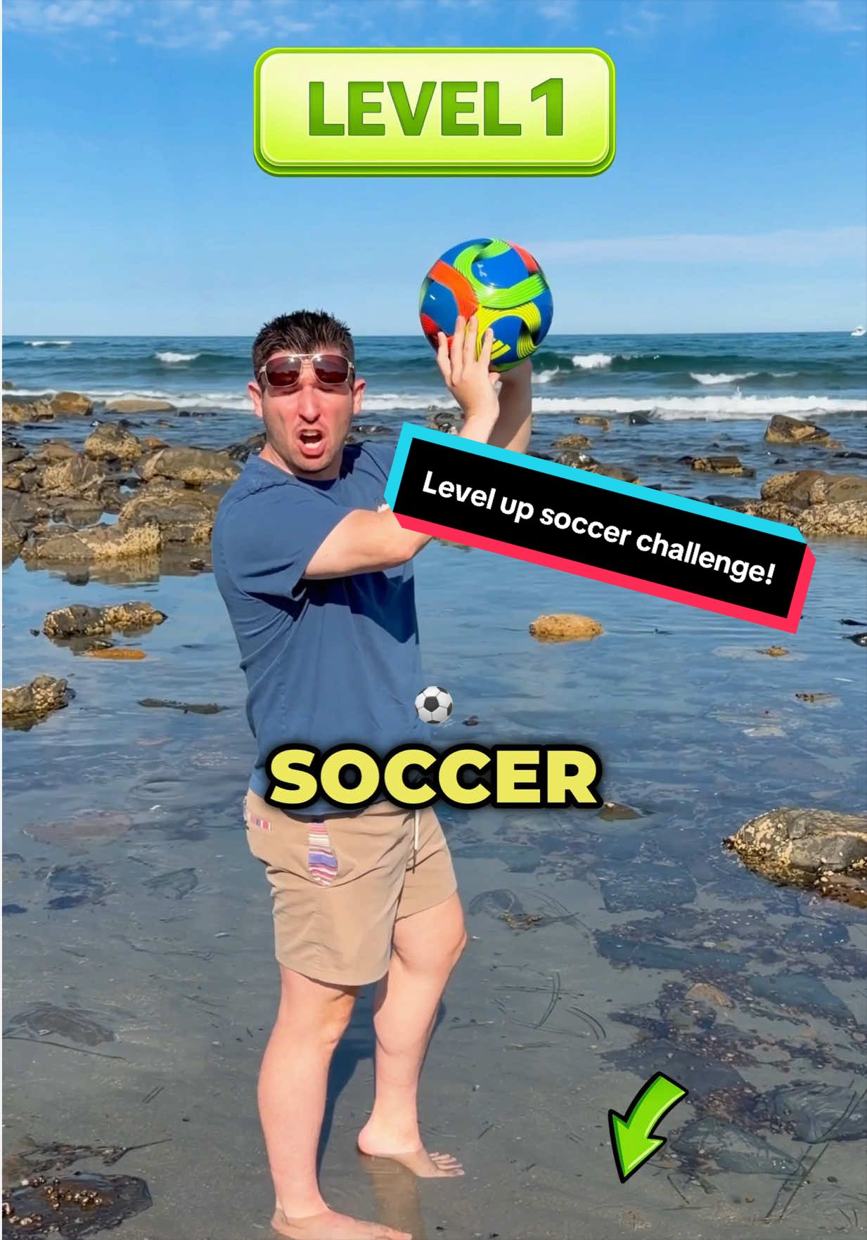 Taking on a near IMPOSSIBLE soccer challenge and seeing if I have the skill to beat all the levels! #Soccer #skill
