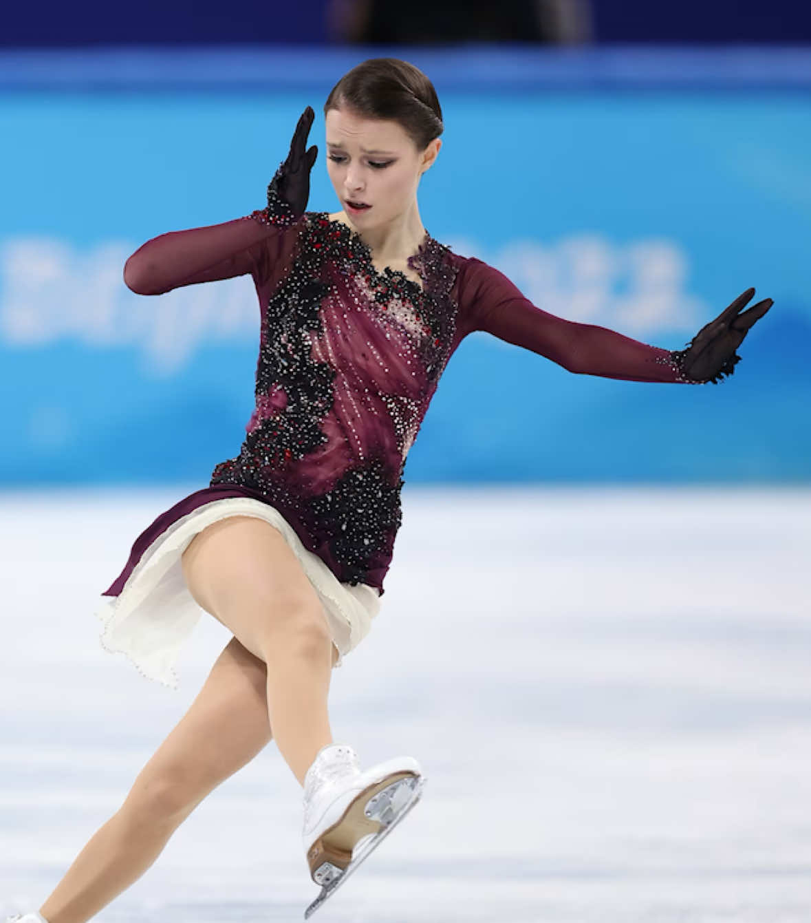 Anna Shcherbakova 2022 Olympic Free Program BBC Commentary #annashcherbakova #fyp #figureskating #figureskatingtiktok #foryoupage 