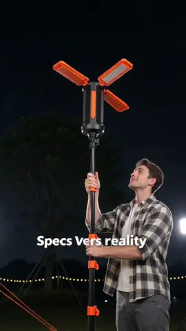 3-Head LED Camping Lantern light #campinglight #outdoorgear #portablelight #camping #campingessentials 