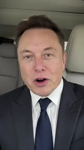 A quick update from the Car with #Elon …. Follow👍🏻 for more family ❤️✨ #elonmusk #tesla #update #spacex 