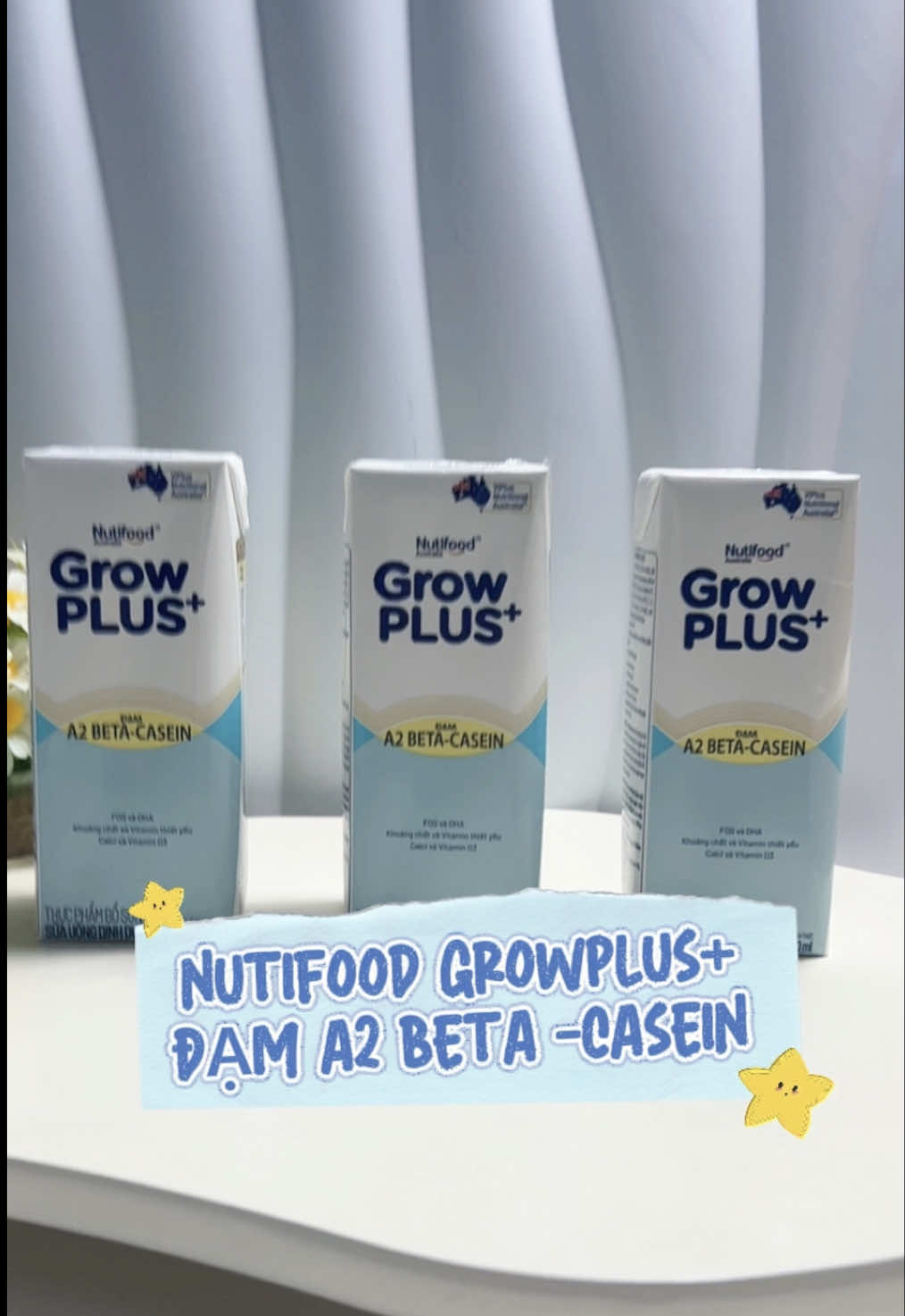 Gì cũng có thể thiếu, riêng sữa GrowPLUS+ Đạm A2 cho Chip lúc nào cũng phải có sẵn!!! #MomchelinA2Club #GrowPLUSA2 #SuaA2