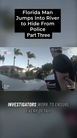 After a wild chase through the canals, this Florida man is finally in custody. Hear his full, surprising explanation for running and the bizarre neighbor dispute that started it all! #creatorsearchinsights #foryou #policebodycamvideos #ViralVideo #copsoftiktok 