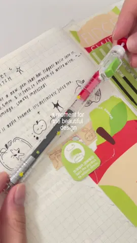I’m obsessed with this fidget pen 🍎🍈 It also comes with a cat themed set like THIS PEN IS SO CUTE AND PERFECT!! I’m gifting the other one to my sister w ADHD tho I think it’s perfect for her LOL  #epengo #pen #stationery #journaling #fidget
