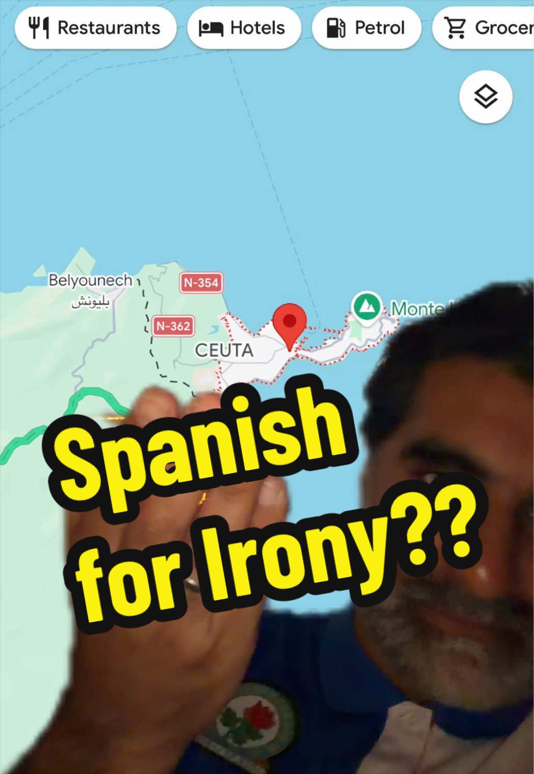 What is the Spanish for irony??!