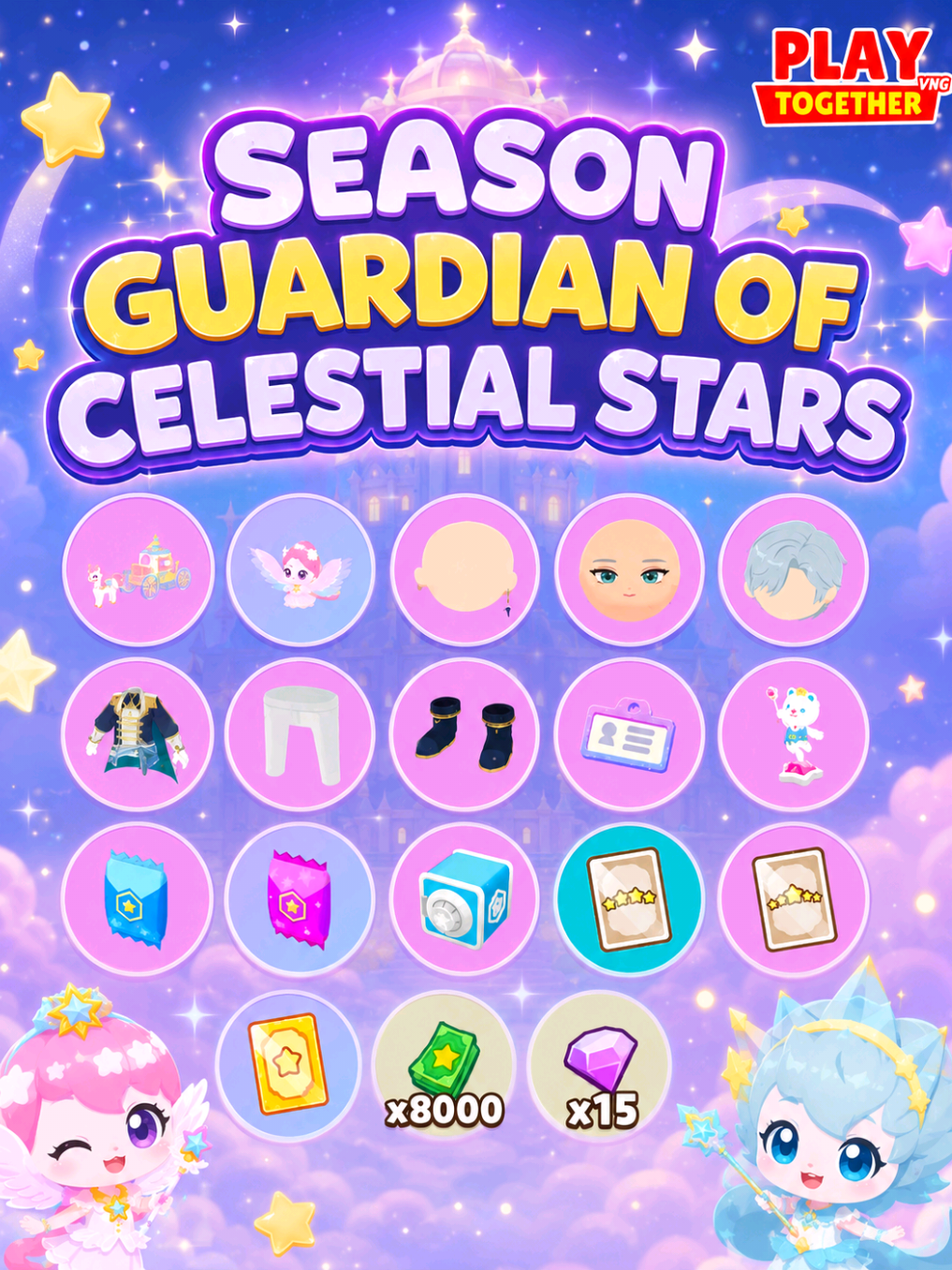 SEASON PLAY PASS GUARDIAN OF CELESTIAL STARS #mamajespt #PLAYTOGETHERID #PLAYTOGETHERVNG #PLAYTOGETHER #PTGCREATOR 