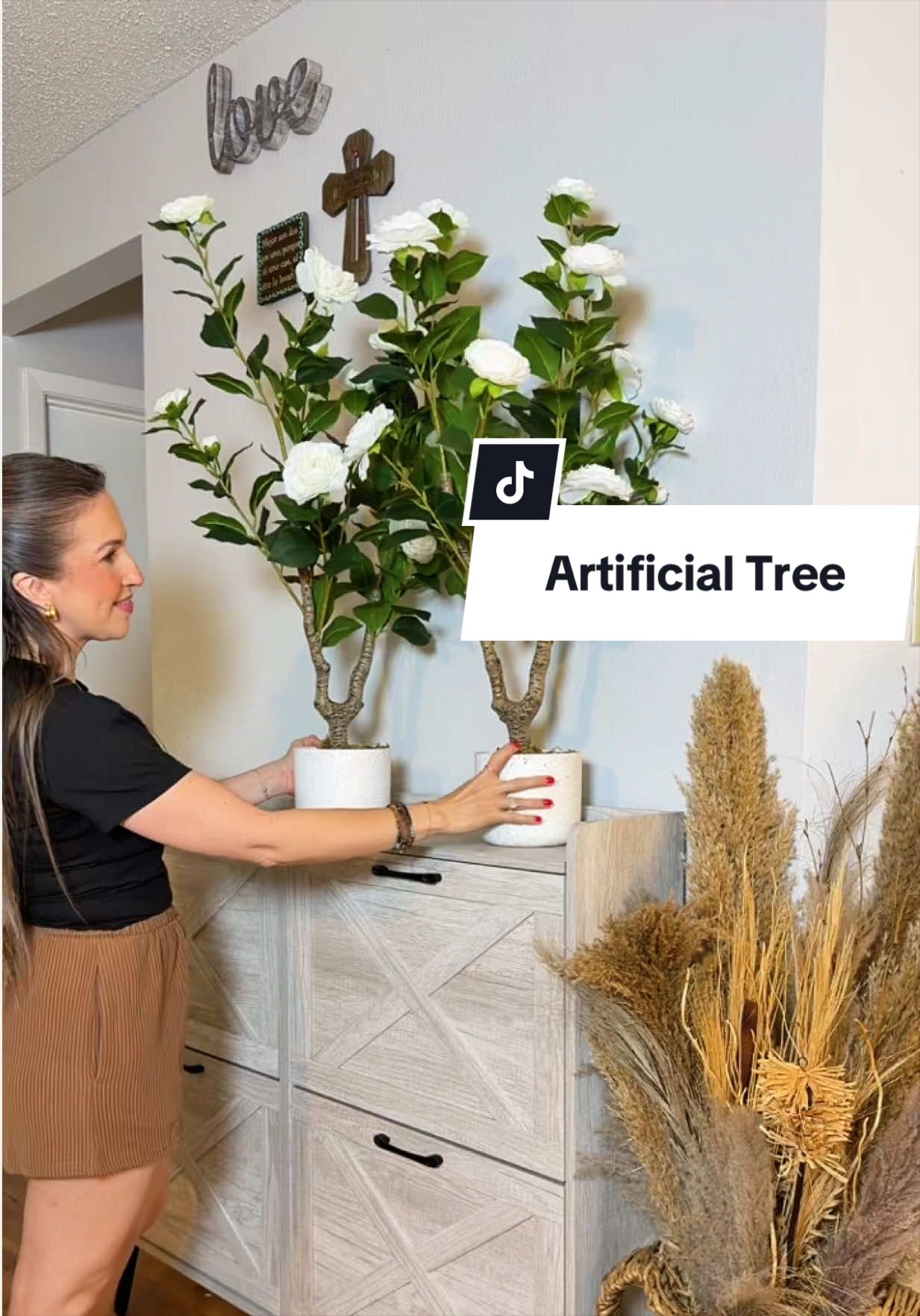 Lifelike Artificial Camellia Tree #summeressentials #tiktokshopsummersale #TikTokshopbacktoschool #summerwins     #SummerVibes 