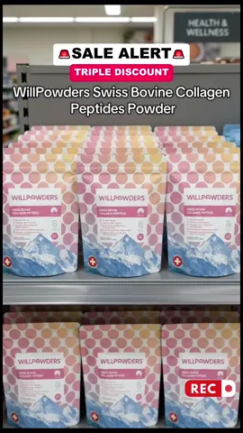 Grab it while you be can! #willpowders #swissbovine #collagenpeptidespowder 