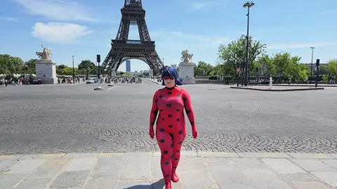 Ladybug real Life  #miraculous #ladybug #cinema #paris #djiosmo 