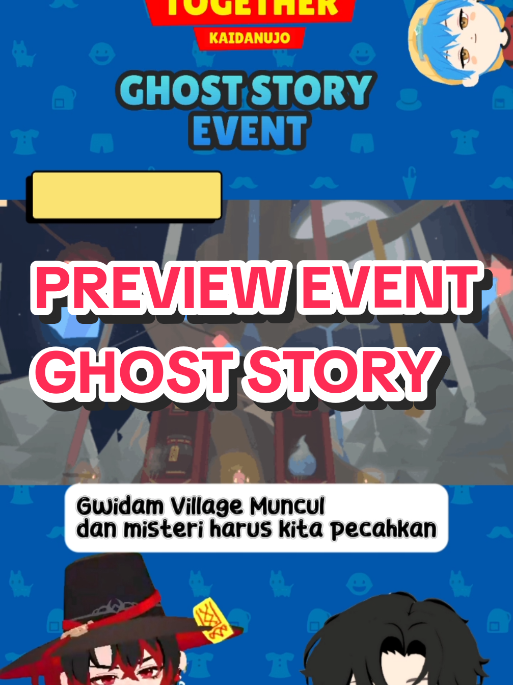 Preview New Event PlayTogether game.  Ghost Story event.  #playtogethervng #playtogether #playtogetherid #ptgcreator #newevent 