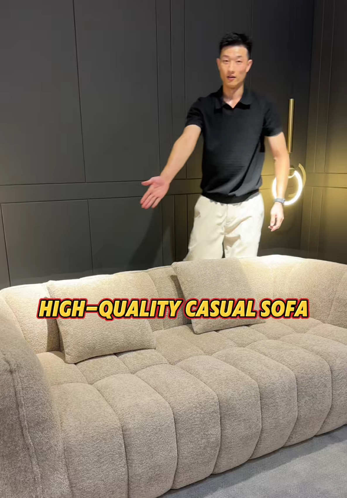 High-quality casual sofa, factory direct supply#Sofa #FurnitureFactory #CasualSofa #Home #HomeDesign 