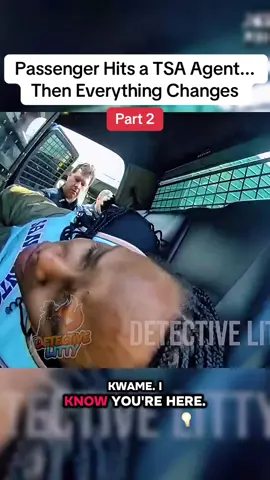 Passenger Hits a TSA Agent... Then Everything Changes#fyp #viral #foryoupage #bodycam #cops 