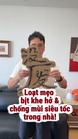 Loạt mẹo bịt khe hở & chống mùi siêu tốc trong nhà #meovat #giadung 