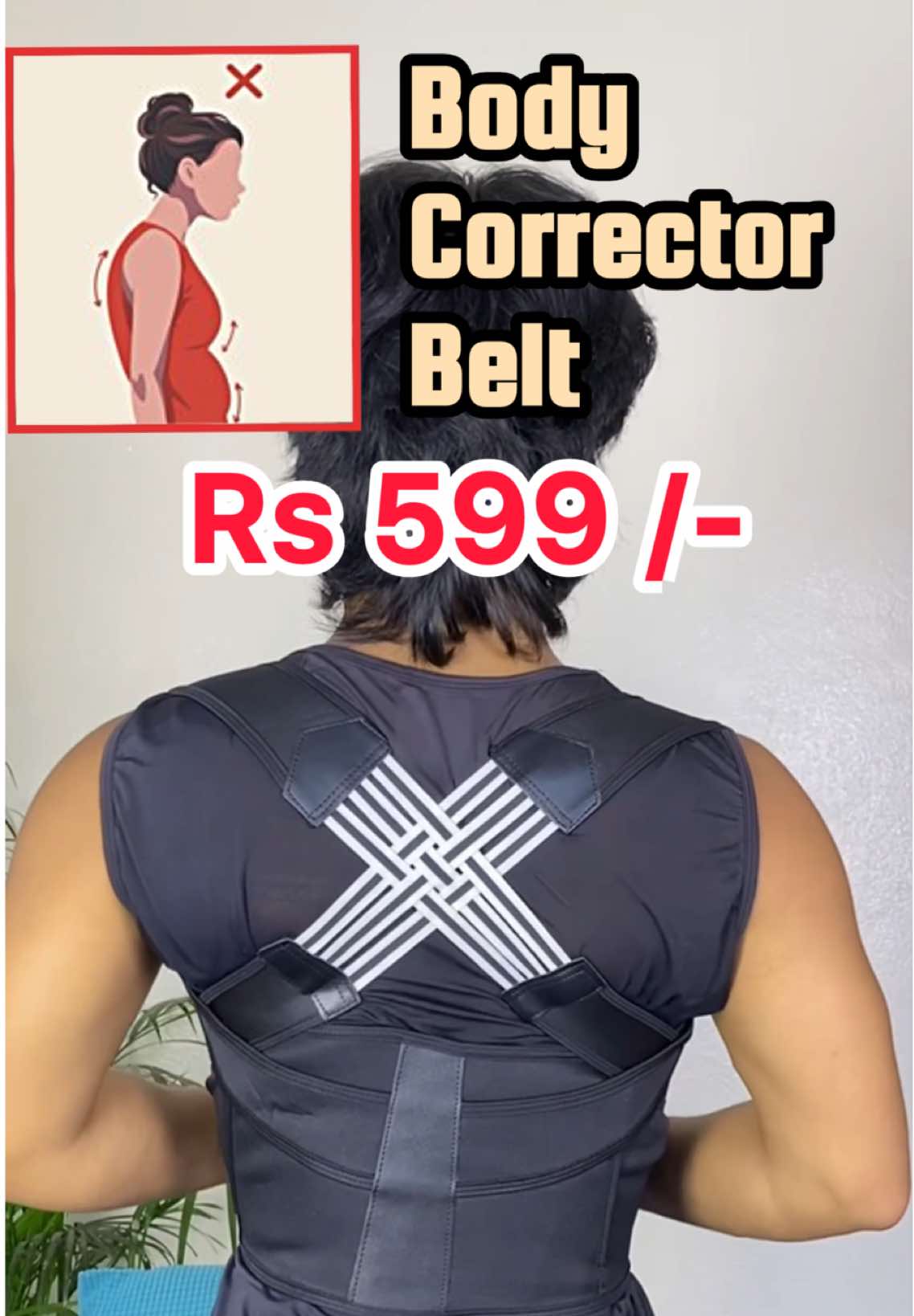 Body Corrector Belt Rs 599 /- Size : L , XL and 2XL To Order : 📞 981-8121363 📞 980-3373339 Insta : khacho.np Delivery available allover Nepal #posturebelt #correctorbelt #badposturefix 
