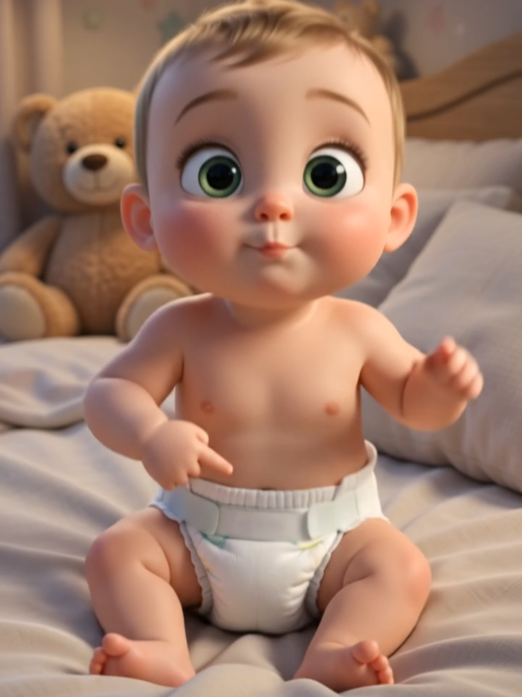 #babycartoon #3dcartoon #tiktokgrowthchallenge #foryou #naughtybaby 