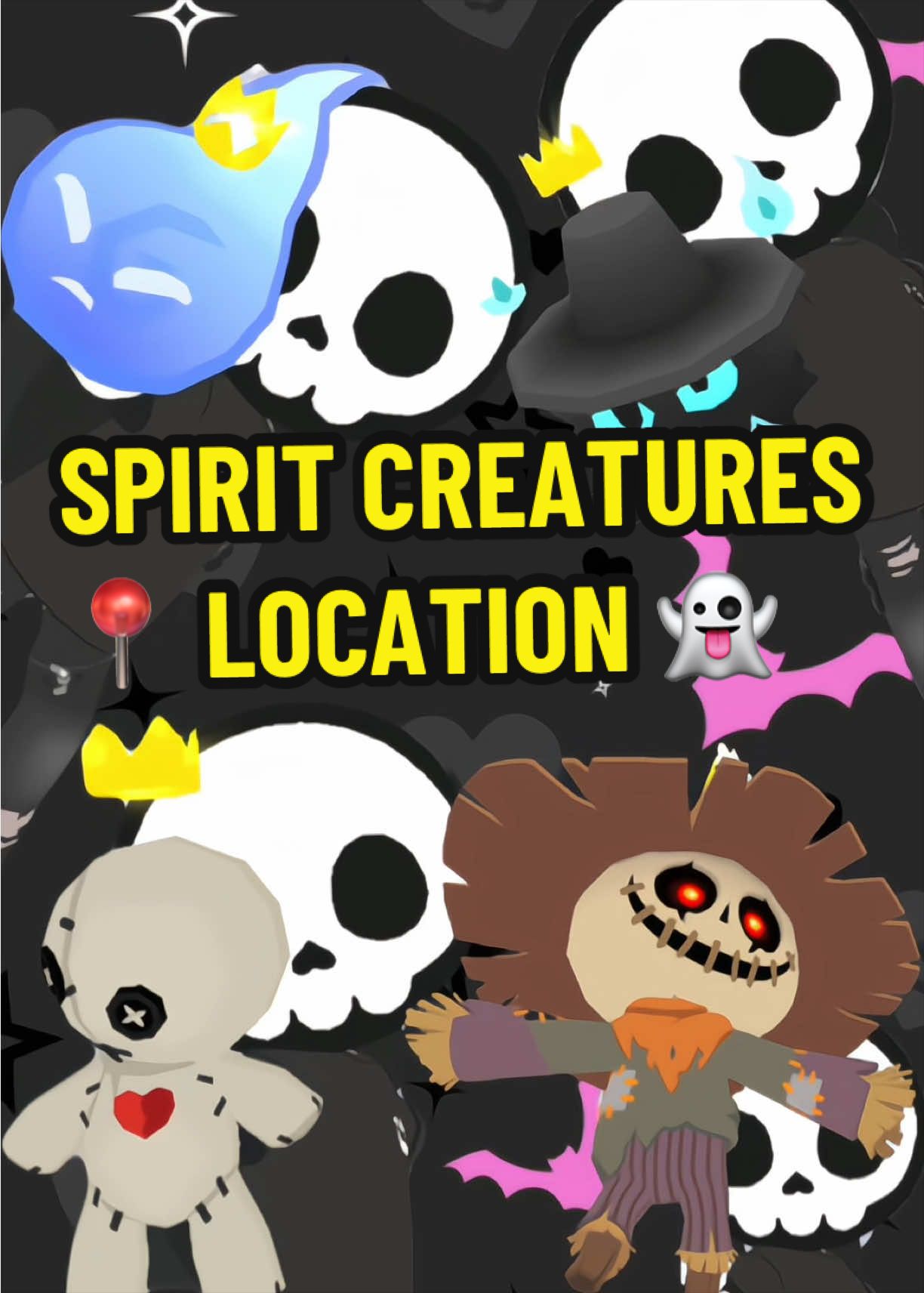 Can’t Find Spirit Creatures? Here’s Every Location! 📍👻‼️ #PTGCREATOR #PLAYTOGETHERVNG #PLAYTOGETHER #fypシ゚ #horror