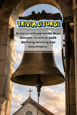 Jawabannya menarik banget! Dentang lonceng saat Doa Anjelus (Angelus) itu punya ritme khusus dan arti yang sangat mendalam. Di gereja Katolik, lonceng Anjelus biasanya dibunyikan 3 kali sehari (pukul 06.00, 12.00, dan 18.00) dengan pola 3-3-3-12 dentangan. Berikut adalah penjelasannya lengkap dengan simbol/emoji WhatsApp biar makin seru buat materi kontenmu! 👇 🔔 Arti di Balik Dentang Lonceng Anjelus : 🕊️ 1. Dentangan Pertama (3x): Mengingat Kabar Sukacita Artinya: Mengenang momen Malaikat Gabriel datang membawa kabar gembira kepada Bunda Maria bahwa ia akan mengandung Sang Juruselamat. Doa terkait: 