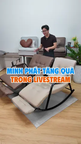 Tặng quà trong live stream đây ạaa  #minhphatfurniture #ghebapbenh #ghethugian #gheluoi #88giutdeal 