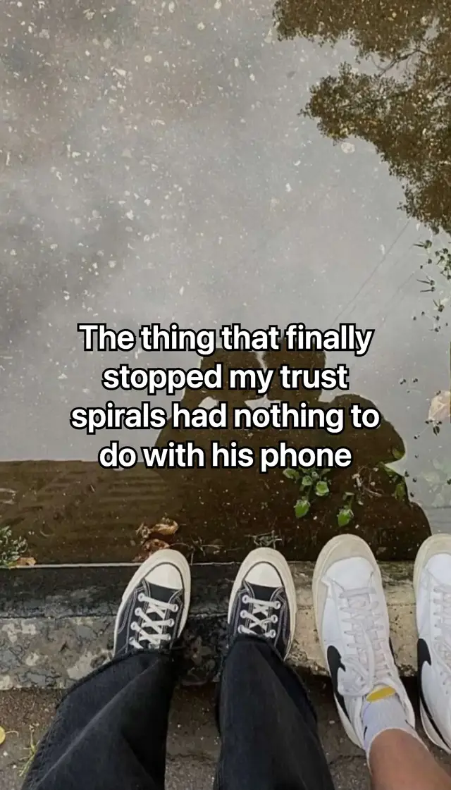I checked his phone so many times looking for peace and it was never there. The peace was in one terrifying sentence over morning coffee. What's the question you keep investigating instead of asking? ☕🤍