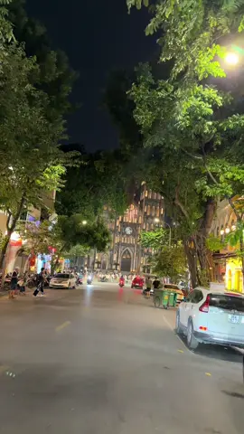 Nhà thờ lớn Hà Nội về đêm thật đẹp📸#hanoi #chill 