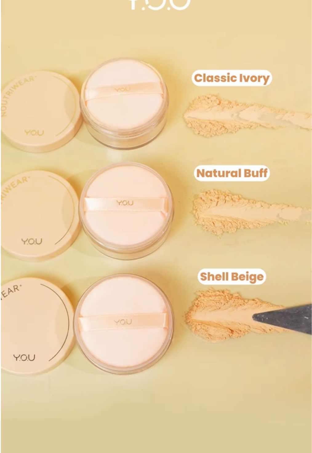 Bedak tabur penyelamat T-zone! Partikelnya super halus, langsung ngunci minyak tanpa bikin muka kelihatan keriput atau cakey.
#YOUBeauty #NoutriwearLoosePowder #BedakTaburSmooth #MatteFinish