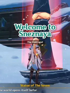 we are finally arrived in sneznaya!! #genshinedit #genshin #GenshinImpact #snezhnaya 