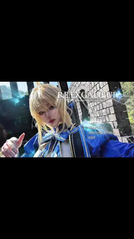 POV: turning myself into a video game loading screen  #videogameloadingscreen #fategrandorder #saber #cosplay #starrail 