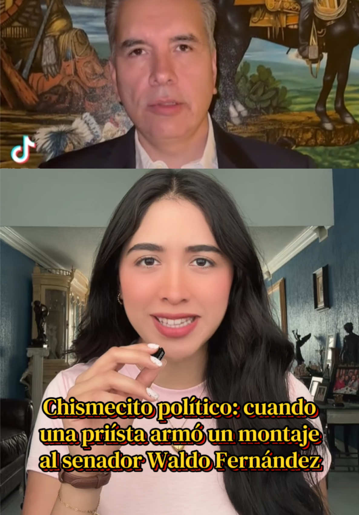 Chismecito político: cuando una priísta le hizo un montaje a Waldo Fernández y ella terminó en la cárcel. #mexico #politica #nuevoleon #waldofernandez #claudiasheinbaum