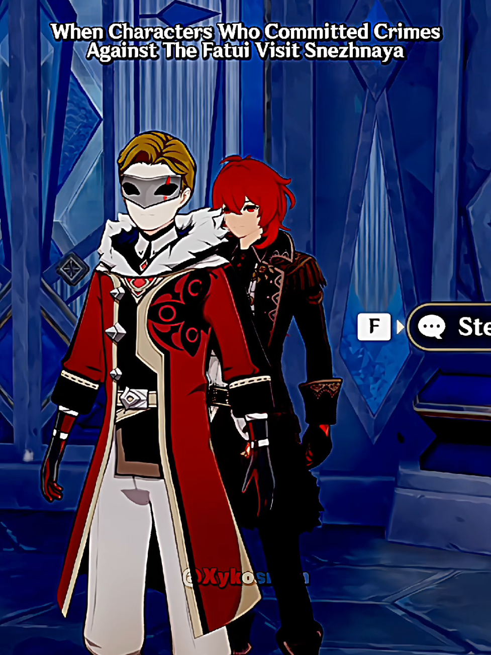 They Will get Arrest After Visiting Snezhnaya #genshin #GenshinImpact 
