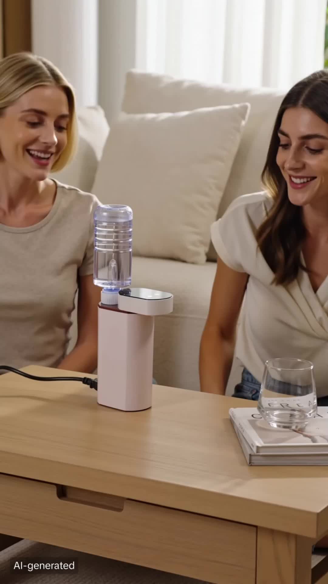 Rapid Heating Water Dispenser Desktop Portable | Touch Control Kettle 5-Speed Temp Control | Easy Storage Travel-Friendly #fpy #ai #tiktokshop #water #dispenser