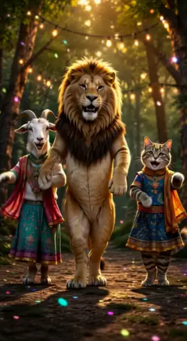 dam dam diga diga #Aidance #Aianimal #liondance #viral #fypp 