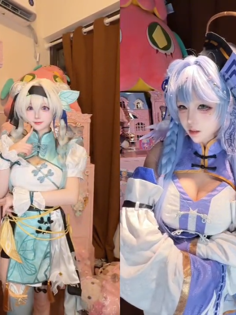 Cos: Firefly and Robin | Honkaistarrail | #cosplay #cosplayanime #HonkaiStarRail #fireflyhonkaistarrail #firefly #robinhonkaistarrail #robin #cute #dance #xuhuong #fyp