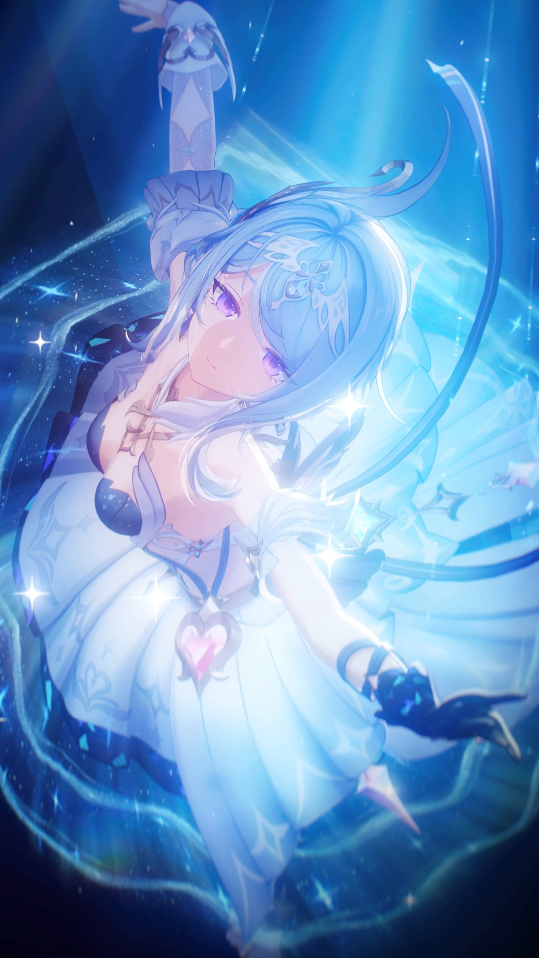Contempla la elegancia del cisne níveo. #GenshinSnezhnaya #NowSnezhnaya #Odette #GenshinImpact