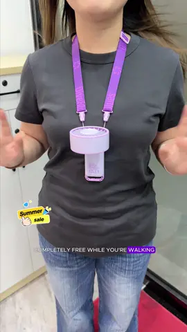🥵 My shirt was completely soaked from the heat… then I found this.#portablefan #handheld #handfanTiktokshopsummersale#fan 