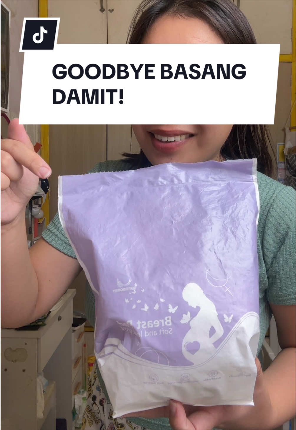 Replying to @ennieminnie   Para sa mommy na laging may milk leak! #breastpad #breastfeedingmom #ftm 