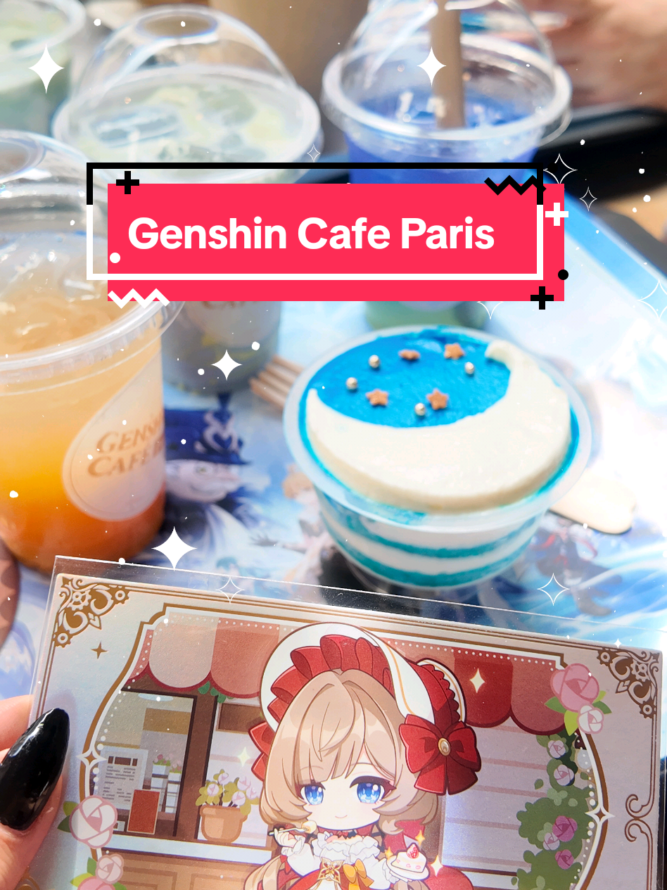not an art post but I attended the new Genshin Café in Paris for their Limited Snezhnaya event!! 🥺🫶✨ I had an amazing time there and  left with many goodies hehe Hope you get to visit if you're a Genshin fan in the area! #genshincafeparis #headingtosnezhnaya #GenshinImpact #hoyocreators 