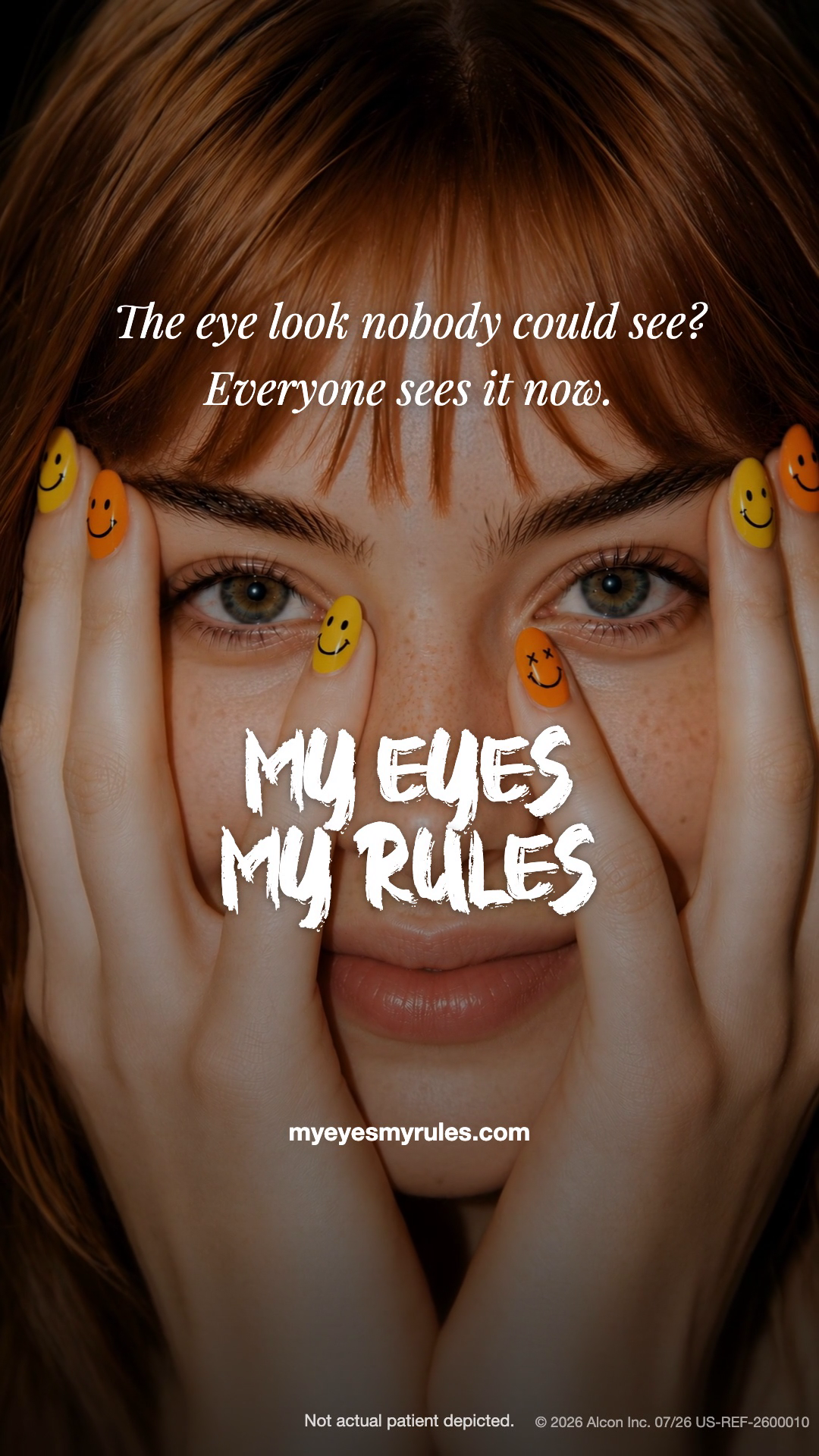 My eyes were the best part all along. #MyEyesMyRules #NoGlasses #NoContacts #NoFilter #LASIK DISCLAIMER Please consult your eye care professional to determine if this procedure is right for you. Individual patient results may vary. © 2026 Alcon Inc. 07/26 US-REF-2600010