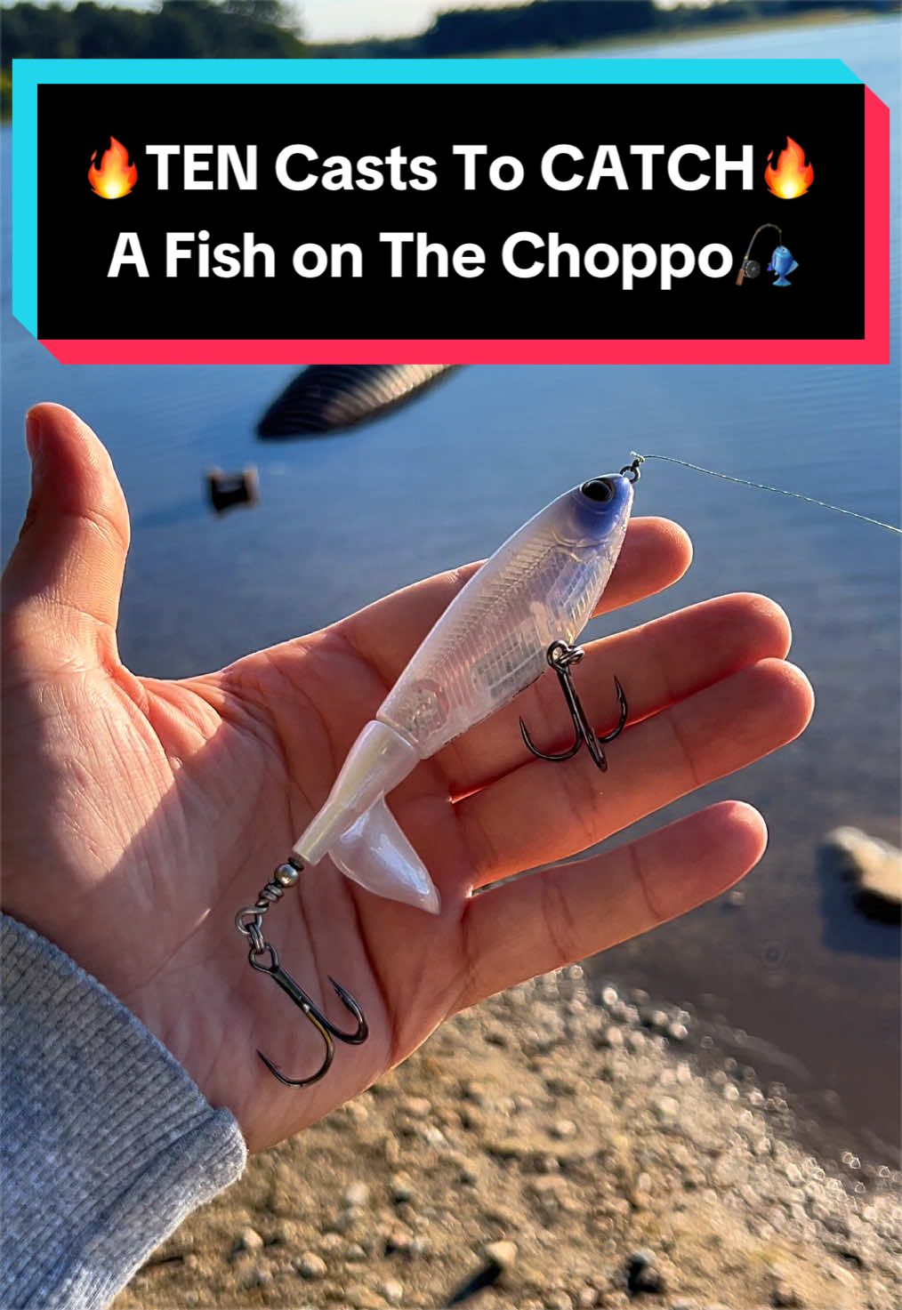 Can I CATCH a FISH before the time runs out…👀🎣 #fishingtips #howtofish #fishingchallenge #fishtok #fishinglife 