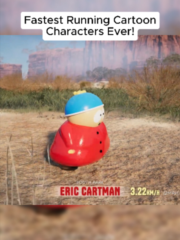 This 3D Comparison Video is Showing the fastest running cartoon characters ever! #redside #animation #fyp #creatorsearchinsights #cartoon
