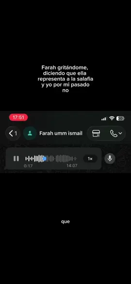 Resulta que farah ghuraba me acosa denigra porque para ella mi pasado no representa el islam ni la salafiyah. Pero resulta que este video de ella junto a su hijo en un local publicado en diciembre de 2025 con niqab, con alcohol de fondo, rodeada de hombres, dejandose grabar, eso si que representa a la salafia y que su dawa es impoluta. Pero las demas si cometemos pecados no… regalarte al haram por unas pizzas eso si que es salafiya no? ¿Crees que Aisha ra te veria como mujer salafiya si viera tu perfil de tiktok o este video? Anda que… consejos vendo pa mi no tengo. No pienso tapar la cara de tu hijo porque tu sigues a la cuenta de monica que se dedica a humillar a mi bebe fallecido y lo disfrutas, asi que yo te haré lo mismo y 2o ese video es publico. #farahghuraba 