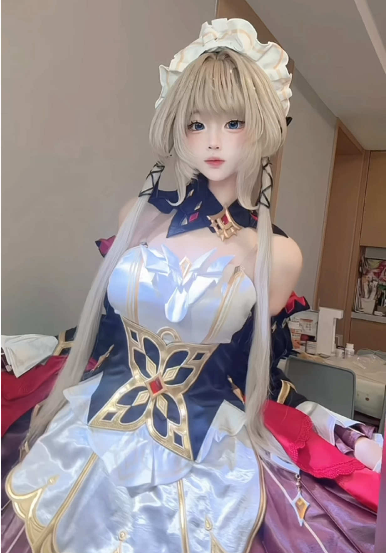 Cos: Sandrone | Genshin Impact | #cosplay#cosplayanime #GenshinImpact #sandronegenshinimpact #sandrone #cute #dance #douyin #trending