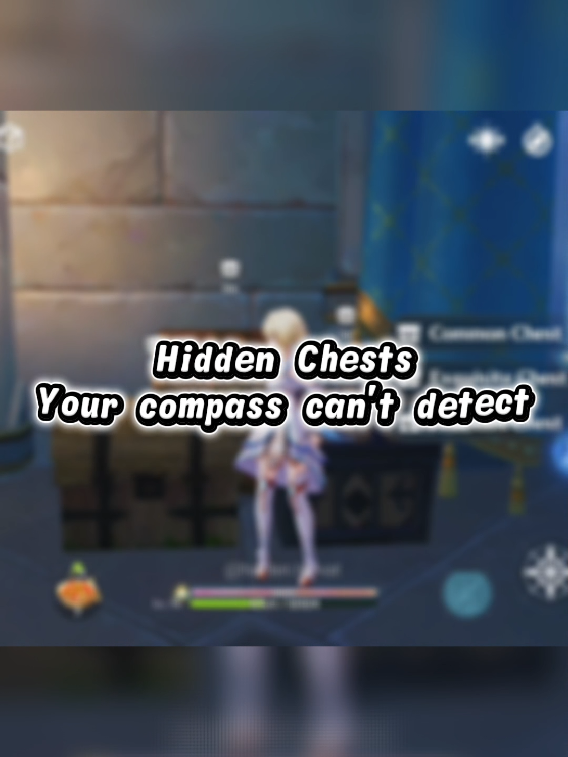 Bahkan compass Snezhnaya ga bisa nemuin Hidden chest ini #genshin #GenshinImpact #snezhnaya #odette #mizuki 