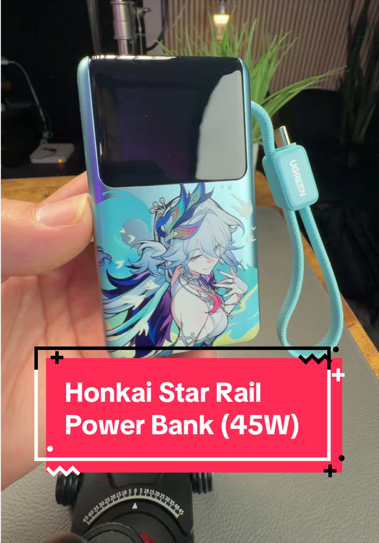 UGREEN Nexode Pro Power Bank: Yao Guang Design, 45-Watt Charging, Built-In Cable #HonkaiStarRail #UGREEN #powerbank #TikTokshopbacktoschool #ttspathways 