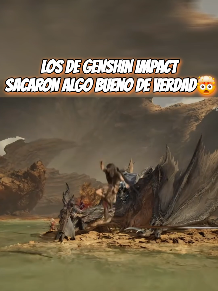 Mezcla entre Monster Hunter y Elden Ring dicen🔥 #nodusfall #genshin #impact #elden #juegazo 